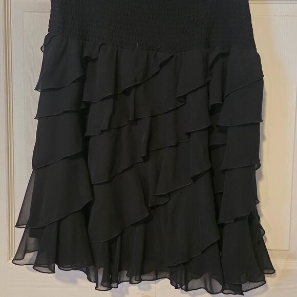 Black Chiffon Layered Skirt, size 18 - Picture 1 of 5